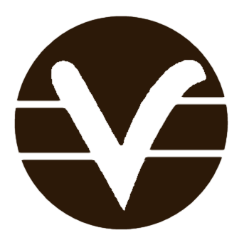 Circle and V Symbol